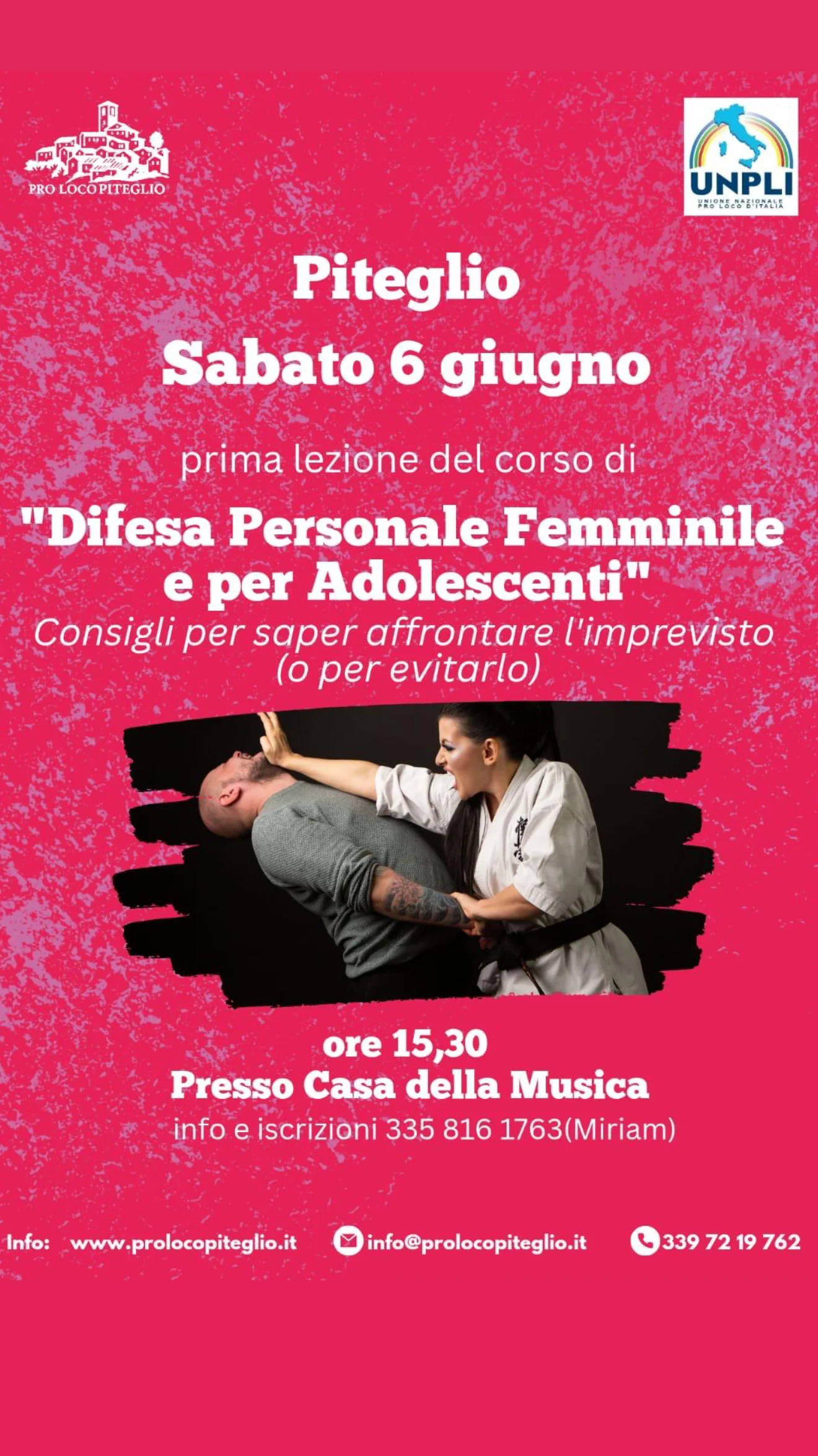 Corso di Difesa Personale Femminile e per Adolescenti