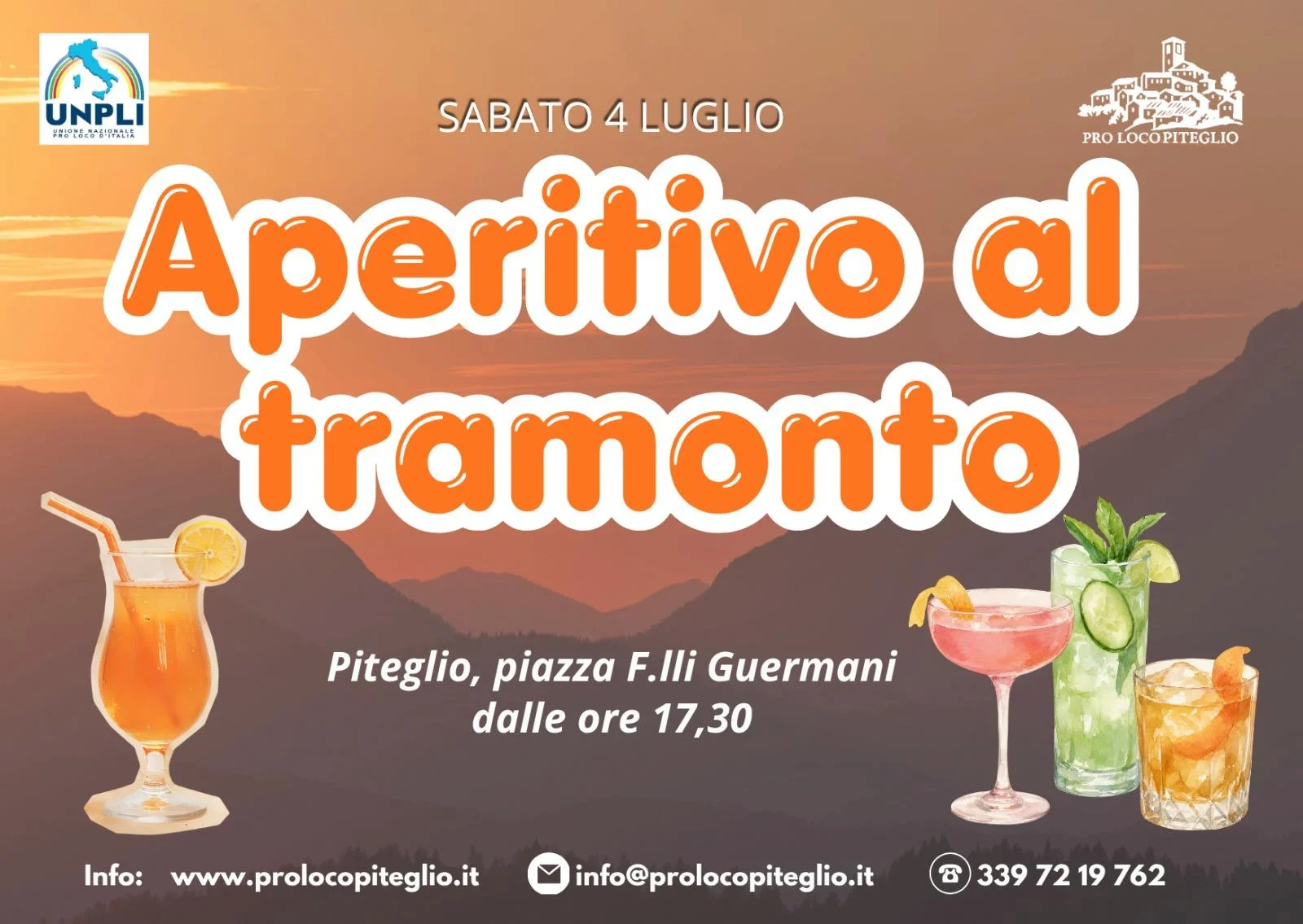 Aperitivo al tramonto
