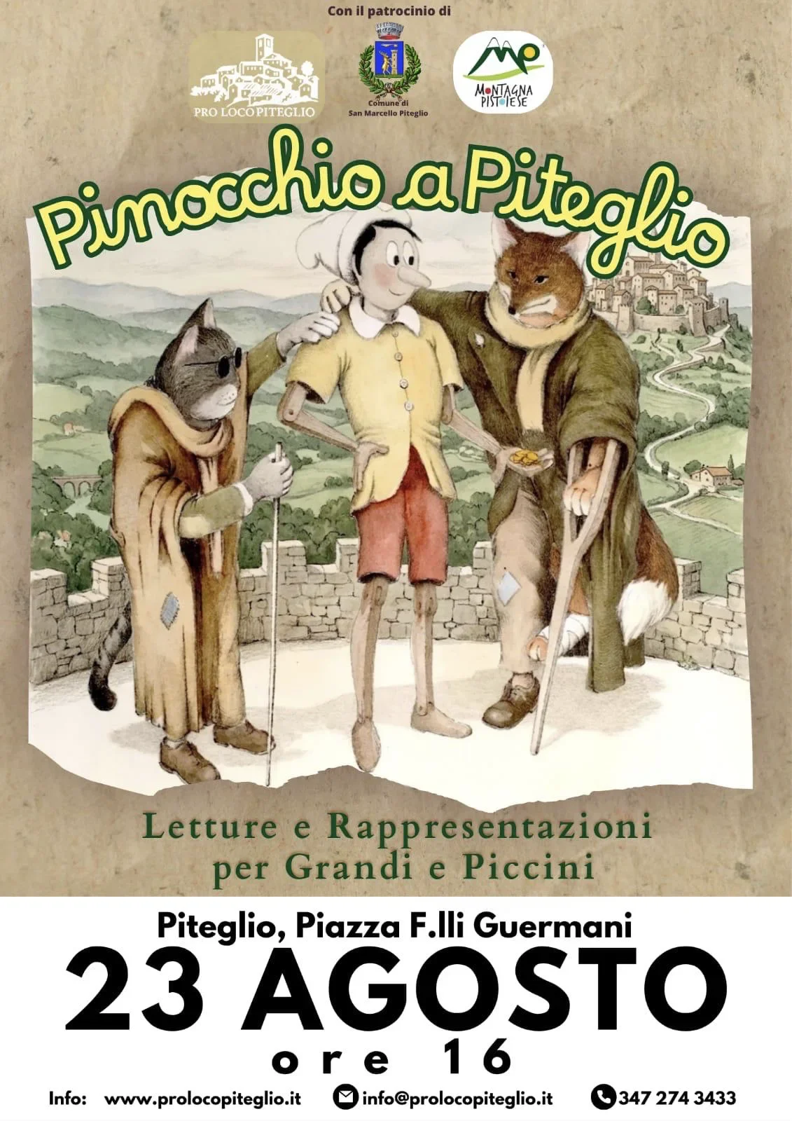 Pinocchio a Piteglio